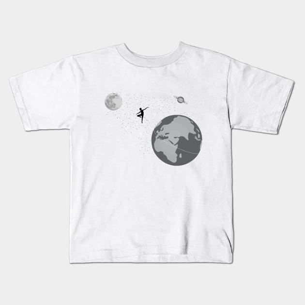 Balancing act Kids T-Shirt by TinkM